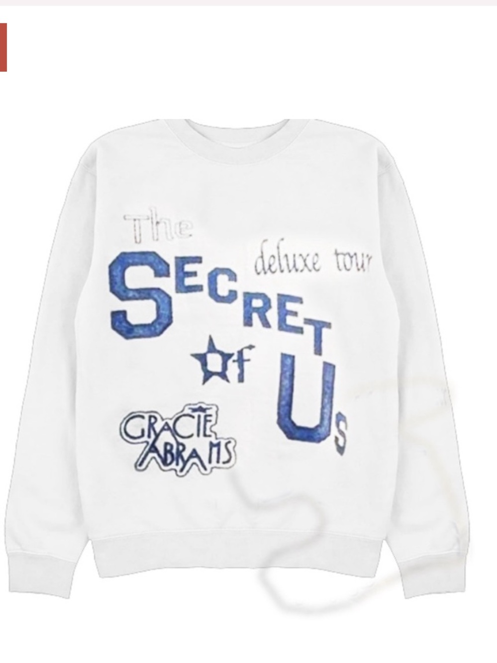 Gracie Abrams The Secret of Us Deluxe Tour Crewneck